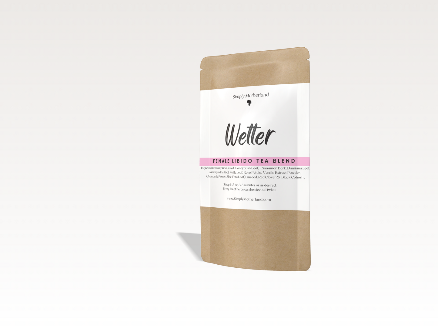 Wetter, Female Libido Tea Blend Herbal Loose Leaf Tea