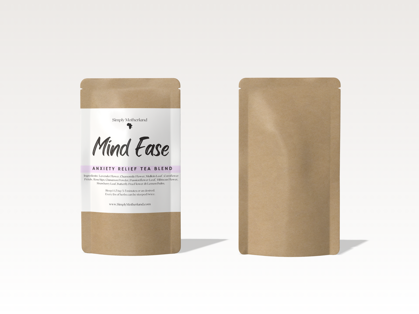 Mind Ease, Anxiety Relief Herbal Loose Leaf Tea, Calming Relaxation