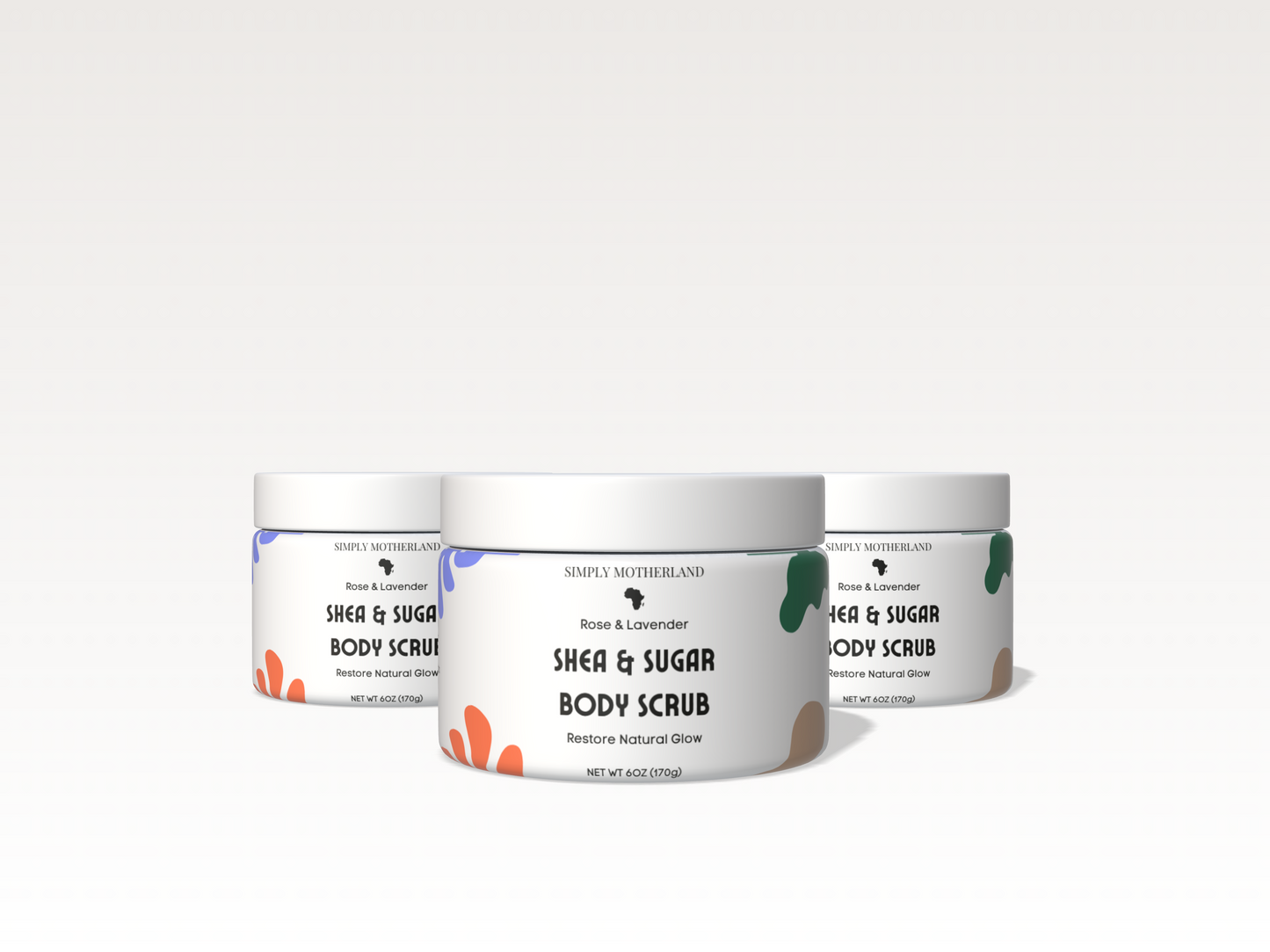 Sugar & Shea Butter Body Sugar Scrub! Body Exfoliator for Softer Skin!