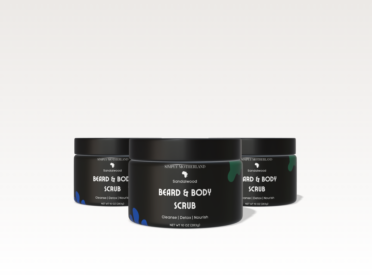 Beard & Body Sugar Scrub for Men! Beard, Body Exfoliator, Detox, Nourish for Softer Beard & Skin! For Him!