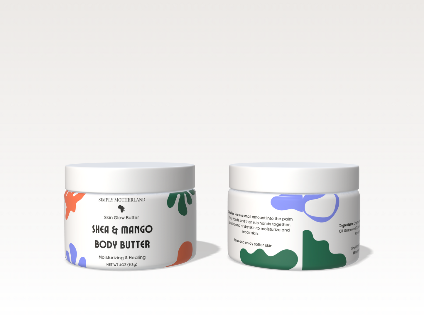Shea & Mango Body Butter! Nourishing, Moisturizing, Glowing Skin, Non-Greasy, Vegan|