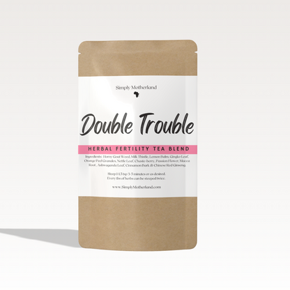 Double Trouble, Herbal Fertility Tea Blend, Baby Maker Tea, Baby Making Tea