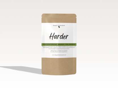 Harder, Testosterone Boosting Tea Blend! Male Libido Loose Leaf Tea!