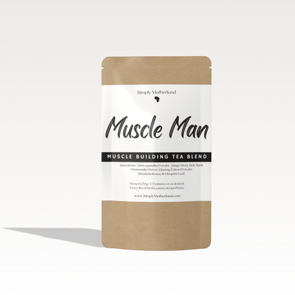 Muscle Man, Muscle Building Loose Leaf Herbal Tea Blend, Muscle Building Tea