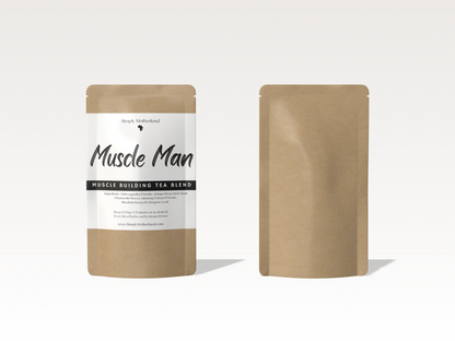 Muscle Man, Muscle Building Loose Leaf Herbal Tea Blend, Muscle Building Tea