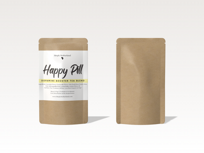 Happy Pill, Dopamine Herbal Loose Leaf Tea, Serotonin booster, Joy Herbs