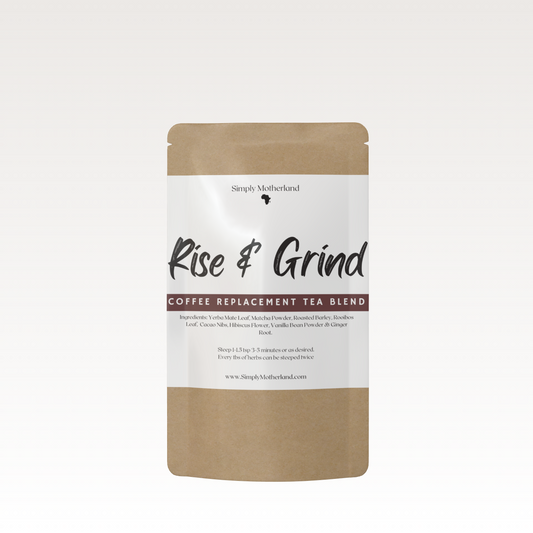 Rise & Grind, Coffee Replacement Tea Blend, Energy Boosting Loose Leaf Tea